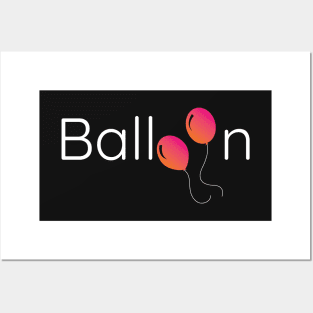 Balloon Logo Posters and Art